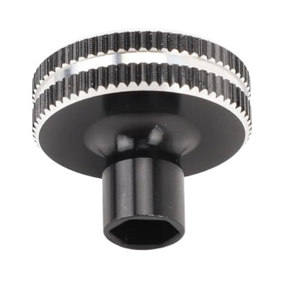 RC Short Nut Driver, Aluminum Alloy Hex Socket Wrench, Precision Short Handle Nut Driver for RC Car Truck Crawler, Lightweight Wheel Tool with Rust Sleeve (7MM)