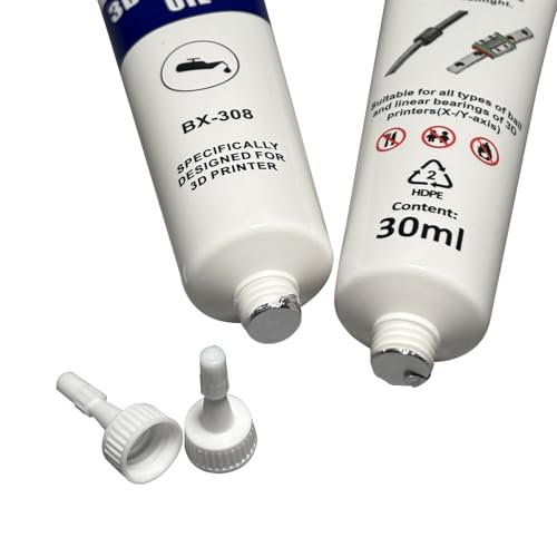 BX-308 3D Printer Lubricating Oil, 30ml Precision Lubricant for Linear Rails, Gears & Bearings Smooth Motion, Reduced Friction & Wear