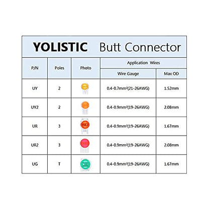 (Pack of 200) K3/UR2 Splice Connector Wire to Wire - color: Ur2 Connectors