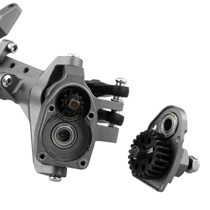 1/10 RC Crawler All Metal Front and Rear Portal Axle for Axial Capra 1.9 inch UTB AXI03004 Buggy F9 Wraith 90018 RR10 Upgrade Part (SR Front Rear Axle) - color: Front Rear Axle