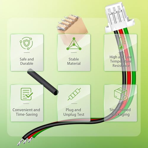 15 Sets/60 Pcs Mini Micro JST-SH-SMD-VHR 1.0mm 3-Pin Connector Kit | Premium Automotive Wiring, Heavy Duty Terminals, Reliable Circuit Board, High Temperature Housing, Easy Project Assembly - size: 3-Pin, style: JST-SH-VHR