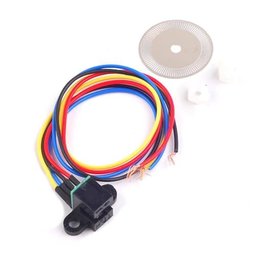 Photoelectric Speed Sensor Encoder Coded Disc Code Wheel for Scale Smart Car 5V
