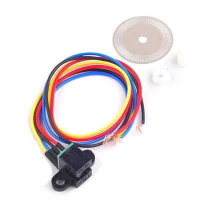 Photoelectric Speed Sensor Encoder Coded Disc Code Wheel for Scale Smart Car 5V