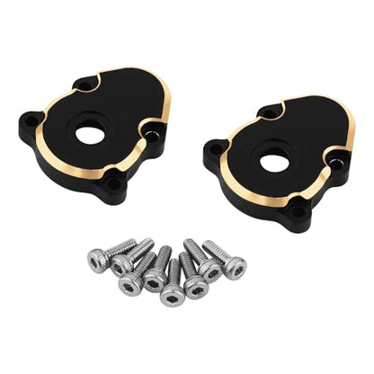 Heavy Duty Brass Steering Knuckles + Front Axle Weights Cover for Redcat Ascent-18 1/18 RC Crawler Upgrades Parts, 50g/Set (Front)
