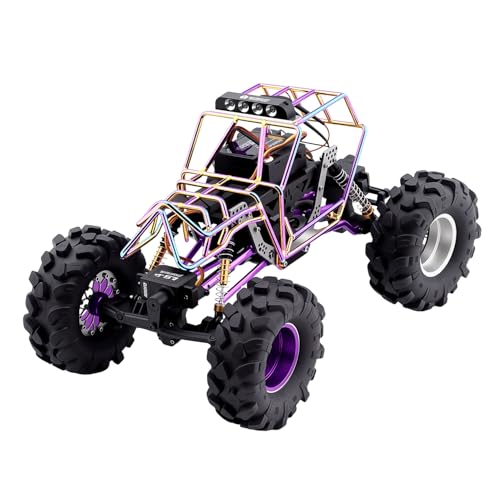 GR5 Titanium Chassis Kit Frame Rail with Multiple Shock mounting Locations for 1/24 AX24 XC-1 Upgrades