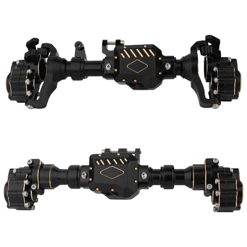 TRX4 Heavy Duty Brass+ Aluminum Portal Front Rear Axle Housing for 1/10 RC Crawler TRX-4 Defender Bronco G500 Chevrolet Metal Counterweight Upgrade Parts