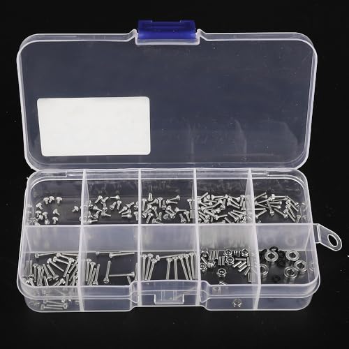Stainless Steel Screws Set with Box for 1/24 RC Crawler Car Axial SCX24 AX24 Upgrade Part