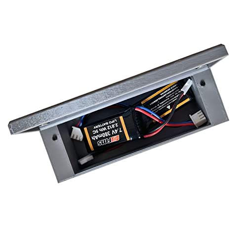 Toolbox Spare Battery Box Truck Bed Upgrade Parts for FCX18 K10 / EAZYRC Glacier RC Crawler（No Vehicles Included）