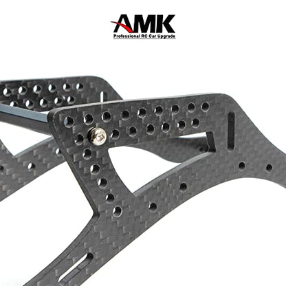 Carbon Fiber LCG Chassis Rails, Gen2 RC Frame Rails for 1/10 RC Rock Crawle, 72g Lightweight Thickened for 1/10 RC Rock Crawler Axial SCX10 I II Upgrade Parts (Only Gen2 Rails) - color: Gen2 Rails