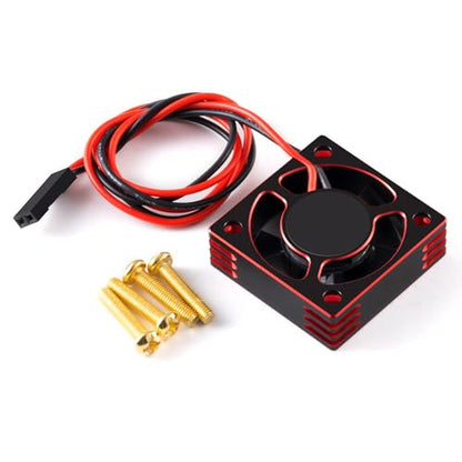 Universal RC Motor ESC Cooling Fan, High Speed Dissipation 30mm*30mm Aluminium Alloy RC Electric Motor Cooling Fan Universal Fit for RC Car Fan Mount Hole 24mm