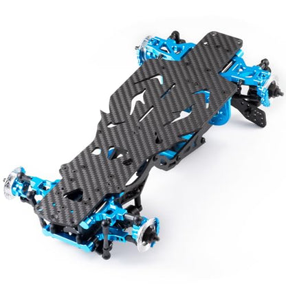 Alloy & Carbon RC Chassis Frame Body Kit for 1/10 Sakura D5 MINI+MR | RC Road Rear Wheel Drive Drift Car, Upgrades