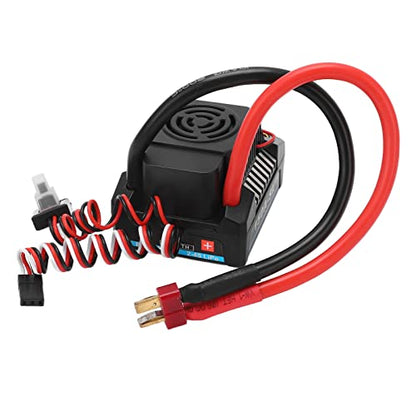 RC Brushless ESC 150A, Brushless ESC for 1/8 RC Truck, BCE Output 5A 5.8V, High Performance ESC with Multiple Protections, Compatible with Sensorless Brushless