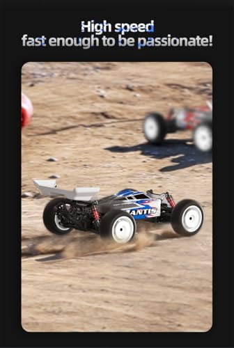 1/16 Scale 4WD RC Off-Road Truck, 70KM/H Brushless Remote Control Car with Full Proportional Steering, All-Metal Bearing Gear Vehicle Model for Hobbyists