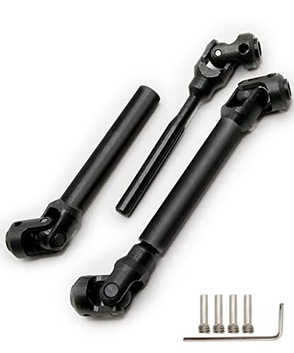 VICRAZZE RC Drive Shaft 97-137mm RC Upgrades for 1/10 RC Crawler Axial SCX10 SCX10-II Redcat D90 Gen7 /Pro RC4WD GEN8(2PCS)