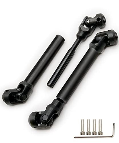 VICRAZZE RC Drive Shaft 97-137mm RC Upgrades for 1/10 RC Crawler Axial SCX10 SCX10-II Redcat D90 Gen7 /Pro RC4WD GEN8(2PCS)