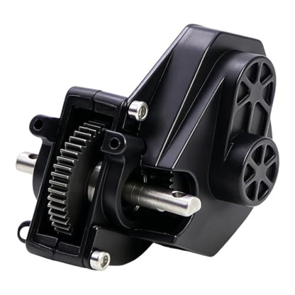 1/24 Plastic Complete Transmission Gearbox with Steel Gears for Axial SCX24 | Gear box for RC Crawler Axial SCX24 Deadbolt C10 JLU Gladiator Bronco Upgrade