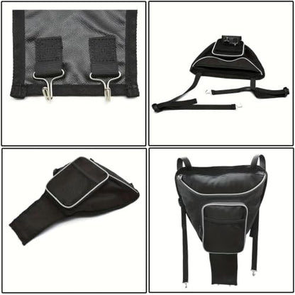 UTV Center Console Storage Bag for Maverick X3 RC Turbo 2018-2021, Waterproof Seat Organizer with Multi Pockets, Large Capacity Hanging Storage for Side by Side UTV | Heavy Duty Oxford Storage Bag Adjustable Hanging Straps With Metal Hooks Reflective Pipi