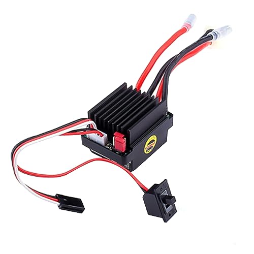 Durable Brushed ESC Electronic Speed Controller Waterproof for RC Car Boat Motor