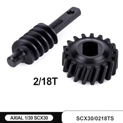 1/30 Axle Set Upgrade for SCX30 RC Cars | Fits SCX30 - Steel Upgrade - Replacement Parts - size: 18T