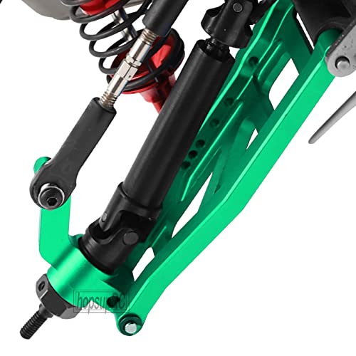 Alloy Steering Blocks Caster Blocks C-Hubs Stub Axle Carriers Upgrades Part for 1/10 Slash Rustler Stampede Hoss 4x4 VXL 4wd,Left & Right,w/Wheel Hex & Bearings Hops Up,Green - color: Blocks-Green