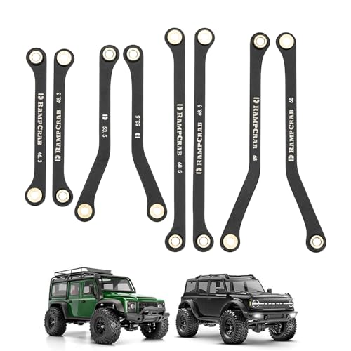 High Clearance Links Set for TRX4M Defender and Bronco, Stainless Steel Links Set, 42g/Set - size: for Defender Bronco
