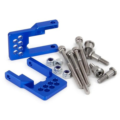 RC Car Toys For Tamiya CC01 1/10 Metal Front Rear Shock Towers Mount Pull Link Rod Mounts Steering Set RC Drift Truck Car Parts(Link Mount-Blue) - color: Link Mount-Blue