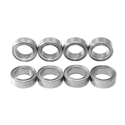 8pcs R168Z Bearing RC Car Upgrade Parts, Front Steering Cup and Rear Hub Bearings, for Hyper Go H14BM H16BM H16GT H16DR H16PL MJX 1/16 1/14 Series SCY 16101 16102 16103 RC Car (20PCs) - color: 20pcs