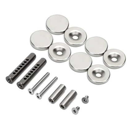 RC Crawlers Components For Axial For SCX10 90046 1/10 RC Crawler Car Upgrade Parts Metal Body Shell Post Mount With Magnet Replacement RC Car Accessories