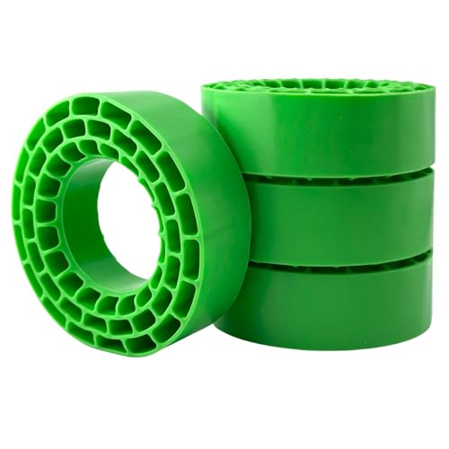 1.55" Silicone Rubber Tire Inserts for 95–97mm RC Crawler Tires – 4PCS (Green) - color: Green