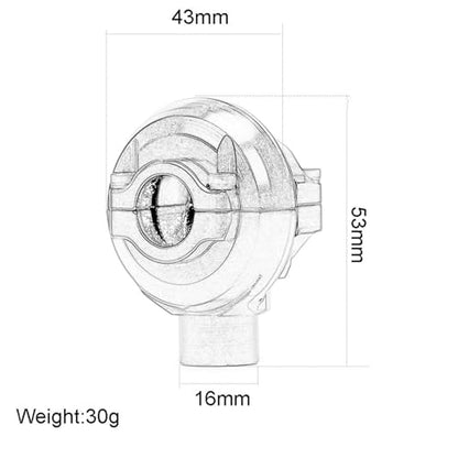 1Pcs Aluminum #5380 Differential Housing Case & Screws for RC Car for Tra-xxas 1/10 Revo 3.3 53097-3 for SLA-yer Pro 4X4 59076-3(Blue) - color: Blue