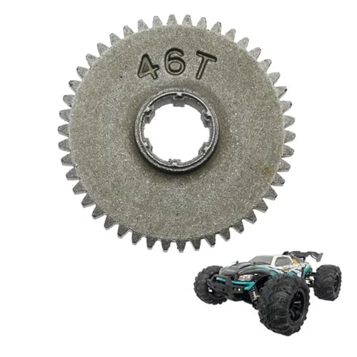 RC Cars Crawler Parts Compatible with SCY 16101 16102 16103 16201 Pro 1/16 Brushless RC Car Upgrades Parts Accessories Metal Main Gear Drive Gear 46T
