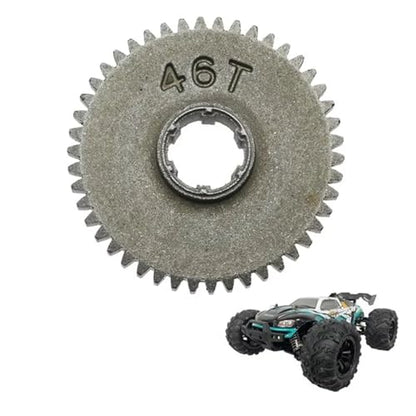 RC Cars Crawler Parts Compatible with SCY 16101 16102 16103 16201 Pro 1/16 Brushless RC Car Upgrades Parts Accessories Metal Main Gear Drive Gear 46T