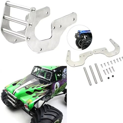 RC Bumper For LOSI For LMT 4WD 1/8 RC Car Front Bumper Metal Front Anti-collision Protection Bar Solid Axle Monster Truck Parts
