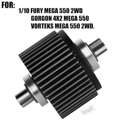 Steel Rear Gearbox Metal Diff Boost Upgrades Part for 1/10 Fury 223S DSC 2WD RTR/Fury 2WD RTR Brushed/Gorgon 2WD RTA KIT Brushed/Gorgon 2WD RTR/VORTEKS 2WD RTR.Differential Case Hops Up.