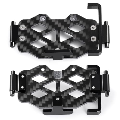 MOHERO TRX4M Carbon Fiber Battery Tray Bracket for 1/18 Defender Bronco K10 F150 RC Crawler Car Upgrade Part