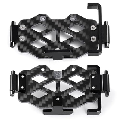 MOHERO TRX4M Carbon Fiber Battery Tray Bracket for 1/18 Defender Bronco K10 F150 RC Crawler Car Upgrade Part