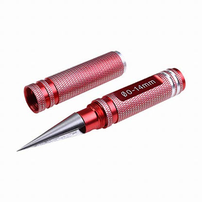 Replacement Part For Expanding Hole Opener Reamer 0-14mm Driver DIY Tool For RC Heli Car Model Body - (Color: Red) - color: Red