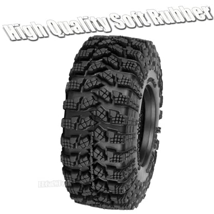 RC 1.3 Soft Silicone Rubber Wheel Tires for 1/18 TRX4M/Ascent-18/FMS 1/24 SCX24 RC Crawler,1.3" Soft Mud Terrain/Rock Crawling/Swamp Claw Mud Terrain/Road RC Tires 4Pcs,Style (C) - style: 4Pcs 1.3 Rubber Wheel - (C)