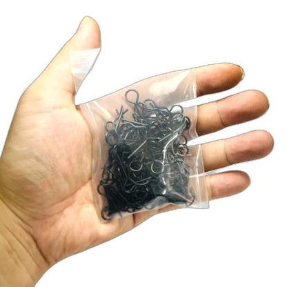 105pcs ZQToday Universal RC Body Clips for All 1/8 1/10 1/12 Scale Traxxas Redcat Axial Arrma HSP HPI Himoto Tamiya RC Car Body Clips(Black)