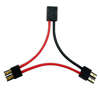 2Packs RC Lipo Battery Serial Series Connector Adapter Wire Connection for Traxxas Serial Series Dual Batteries in 1/16 Models,Replacement of 3063