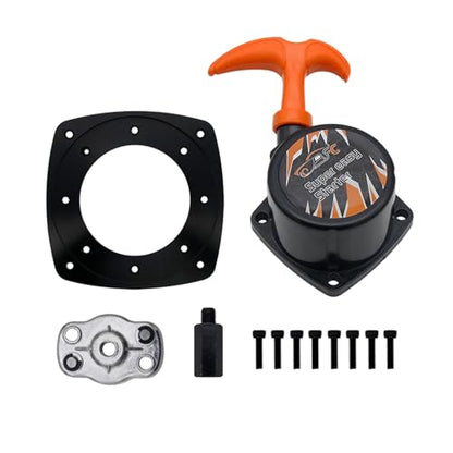 Super Easy Pull Starter for Zenoah Chongyang 23CC 26CC 29CC Rovan 23-30.5CC Engine (Yellow) - color: Orange