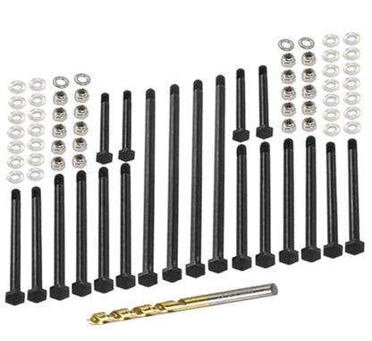 Hardened Steel Front Rear Suspension Arm PIN 7740 7741 7742 for 1/5 X-MAXX 6S 8S 1/6 XRT RC Car Upgrades（Black）