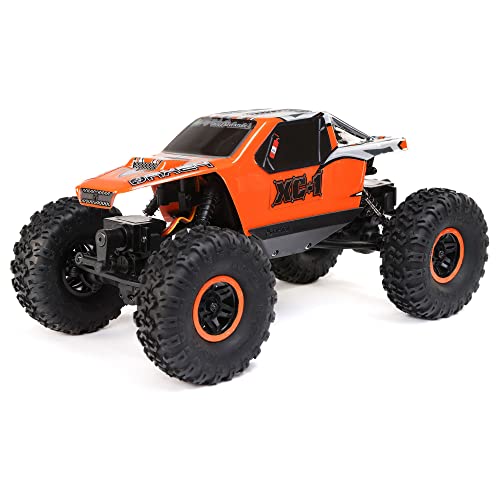 Axial RC Truck 1/24 AX24 XC-1 4WS Crawler Brushed RTR (Includes Everything Needed No Other purchases Required), Orange, AXI00003T2 - color: Orange
