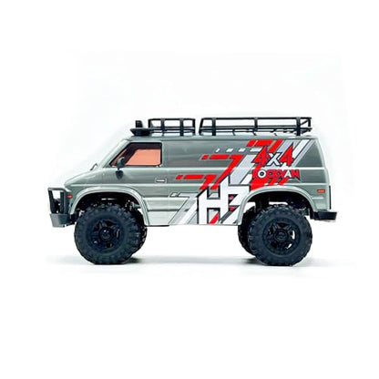 HOBBYPLUS CR18P EVO 2 RockVan RC Crawler - 1/18 Scale Mini RC Crawler with Two-Speed Transmission, All-Metal Gears, Evolved EVO Platform, Ready-to-Run, Distinctive Styling