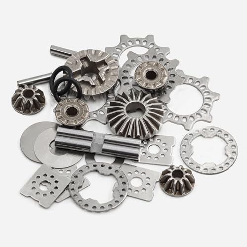 Front Rear Universal Diff Gear and Limited Slip Diff Plates RC Upgrade Part for ARRMA 1/8 Typhon Kraton EXB V5 V6 Outcast Notorious Talion 6S BLX EXB 1/7 Big Rock Mojave EXB Differential Gear Set