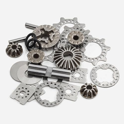 Front Rear Universal Diff Gear and Limited Slip Diff Plates RC Upgrade Part for ARRMA 1/8 Typhon Kraton EXB V5 V6 Outcast Notorious Talion 6S BLX EXB 1/7 Big Rock Mojave EXB Differential Gear Set
