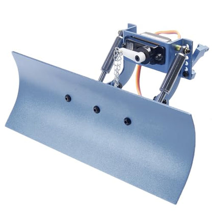 1/24 Snow Plow Kit Upgrade for SCX24 RC Cars | Fits SCX24 - Aluminum Upgrade - Replacement Parts - color: Gray