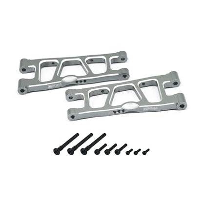 Hobby Details Aluminum Upgrade Parts Set for ARRMA Mini Kraton 4x4 1/16, Front & Rear A-Arms, Knuckle, Steering,Titanium Color (Rear Lower Arm Set) - color: Rear Lower Arm Set