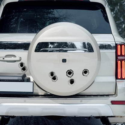 3D Bullet Hole Car Stickers, Bullet Hole Stickers, Simulation Stereoscopic Fake Gun Bullet Holes Sticker, Automotive Tattoo Hood or Door Decoration Sticker for Bumper Door Window (Style A)