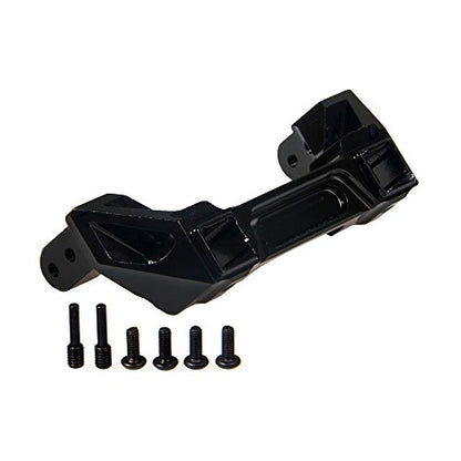 Aluminum Alloy Front Rear Bumper Mount for 1/10 RC TRX-4 Crawler Car(Black) - color: Black